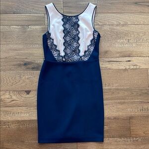 The Limited Women’s Dress - Lace Blue Pink Sleeveless Dress - Size 4